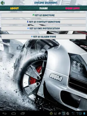 Car Sounds android App screenshot 2